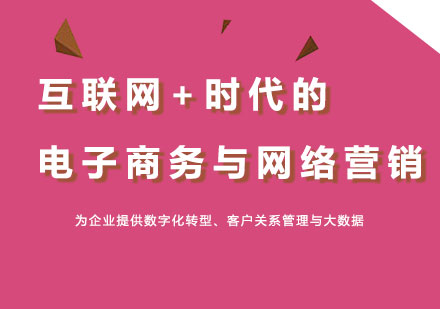 北京互联网+时代的电子商务与网络营销课程培训