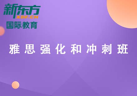 雅思强化和冲刺班