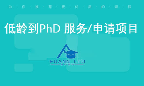 低龄到PhD 服务/申请项目