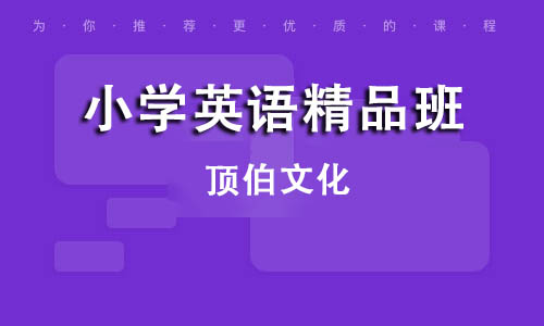 小学英语精品班课