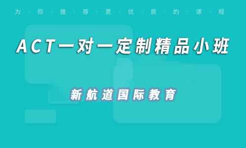 新航道ACT一对一定制精品小班